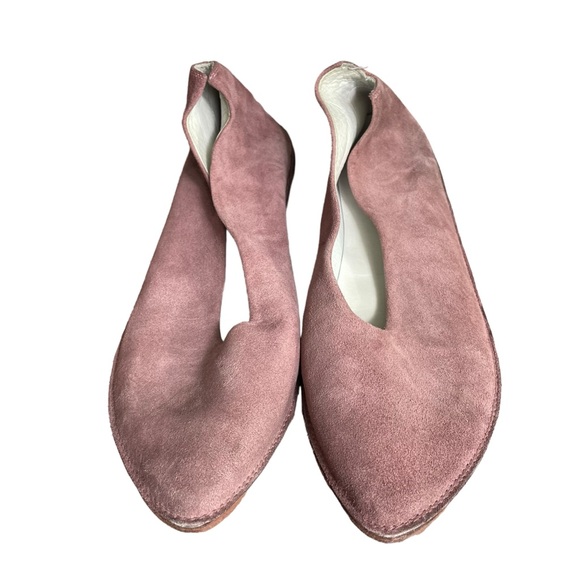 MARSELL Women's Sacchina Ballerina Pointed Toe Leather Flats Sz: 39 - Picture 3 of 5